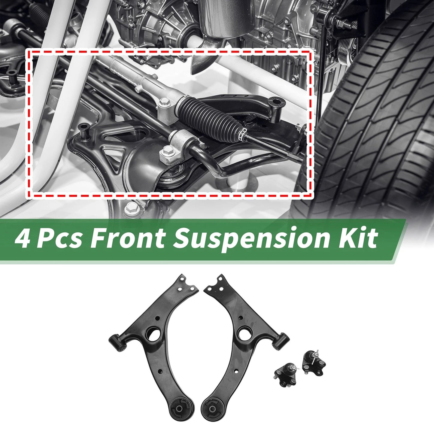 4 x Front Lower Control Arms for Toyota Celica (2000-2005)