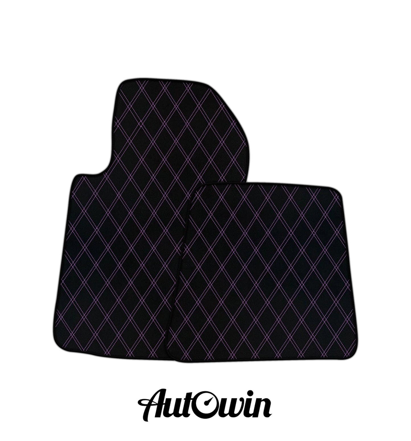 Custom Double Diamond Pattern Car Mats for Ferrari 612 Scaglietti (2004-2011)
