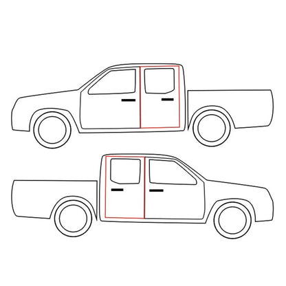 Door Weatherstrip Rubber Seals for Nissan D21 Pathfinder Navara 1986-1997