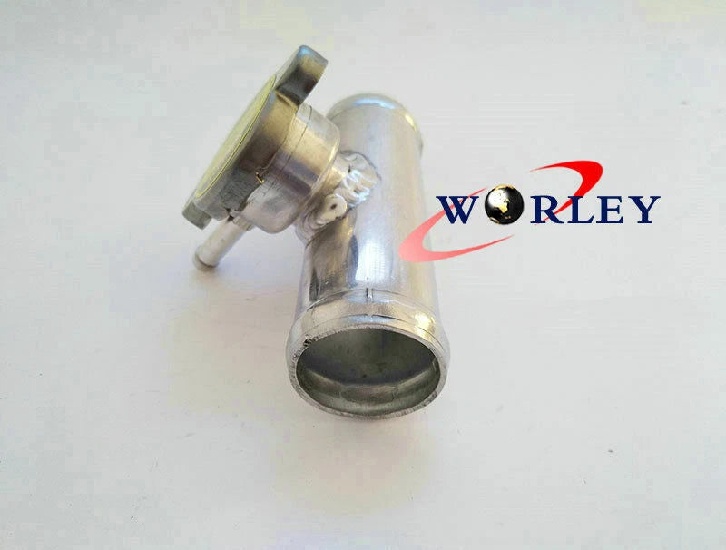38mm Alloy Inline Radiator Pipe Filler Neck & 1.1 BAR Cap for Car