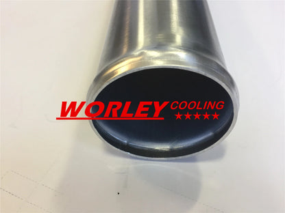 2 x 2.5" Straight Aluminum Tube Pipe for Intercooler Adapter