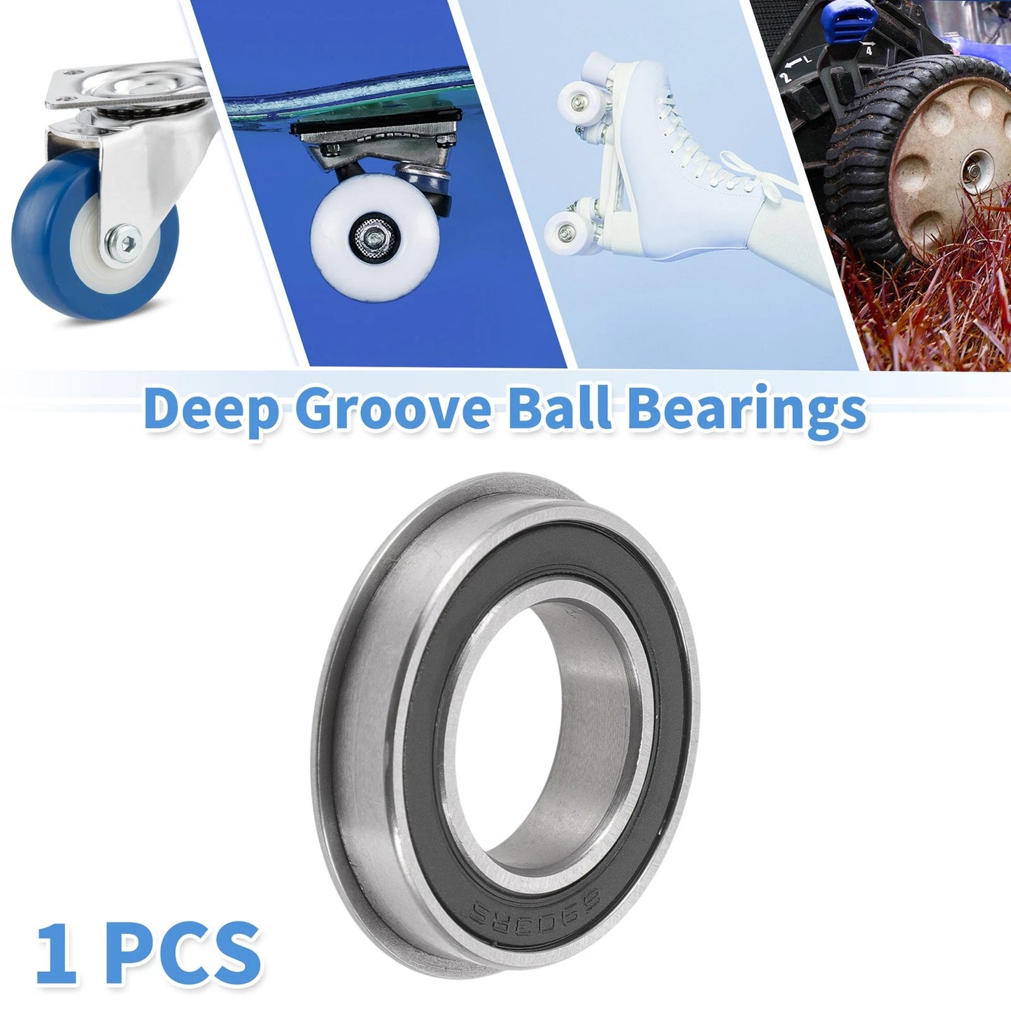 Deep Groove Ball Bearings / 17x30x7mm / for Scooter Skateboard
