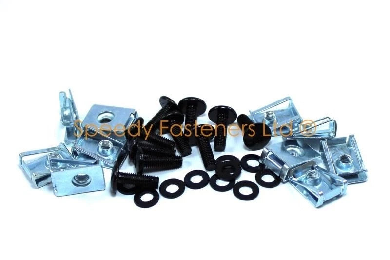 10x M5 Fairing Bolts & Helmet Clips for Yamaha Honda