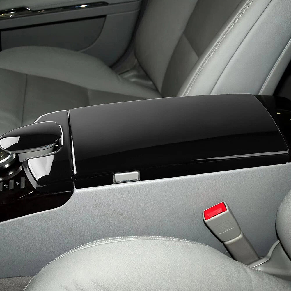 Center Console Armrest Box Cover Trim for Mercedes Benz S Class (2007-2013)