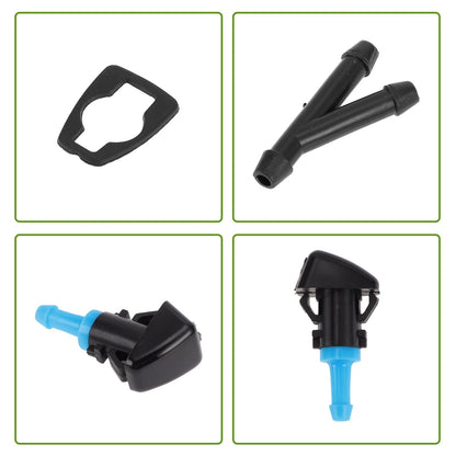 Windshield Washer Nozzle with Hose Connector for Jeep (2007-2018)