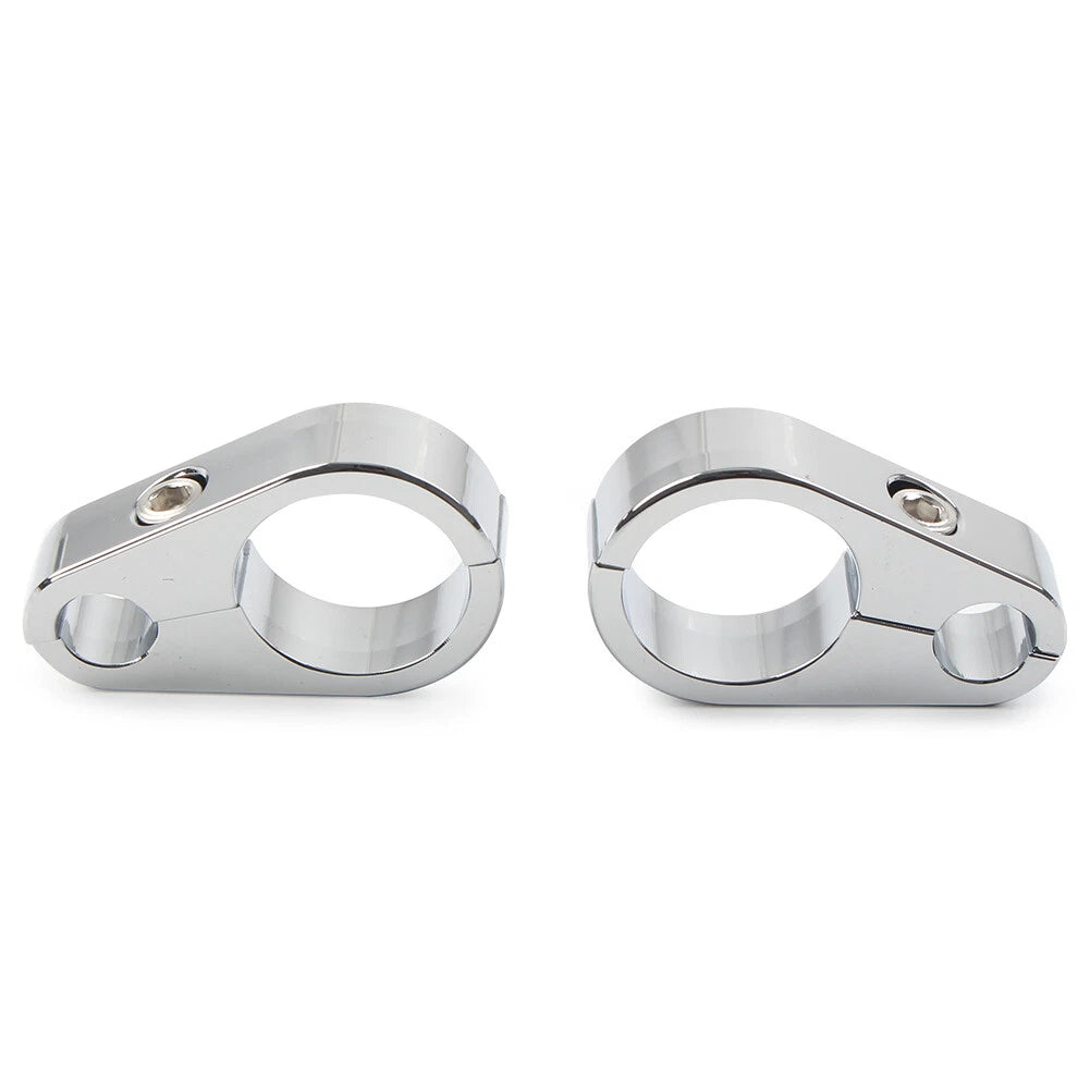 Motorcycle Brake Clutch Cable Wire Clamp Clip for Harley 1" Handlebar