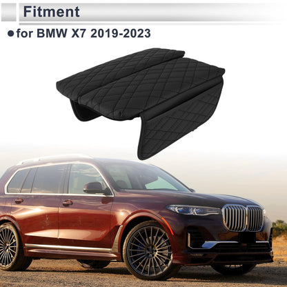 Car Center Console Cover for BMW X7 (2019-2023) - Black Storage Bag 1 Pair