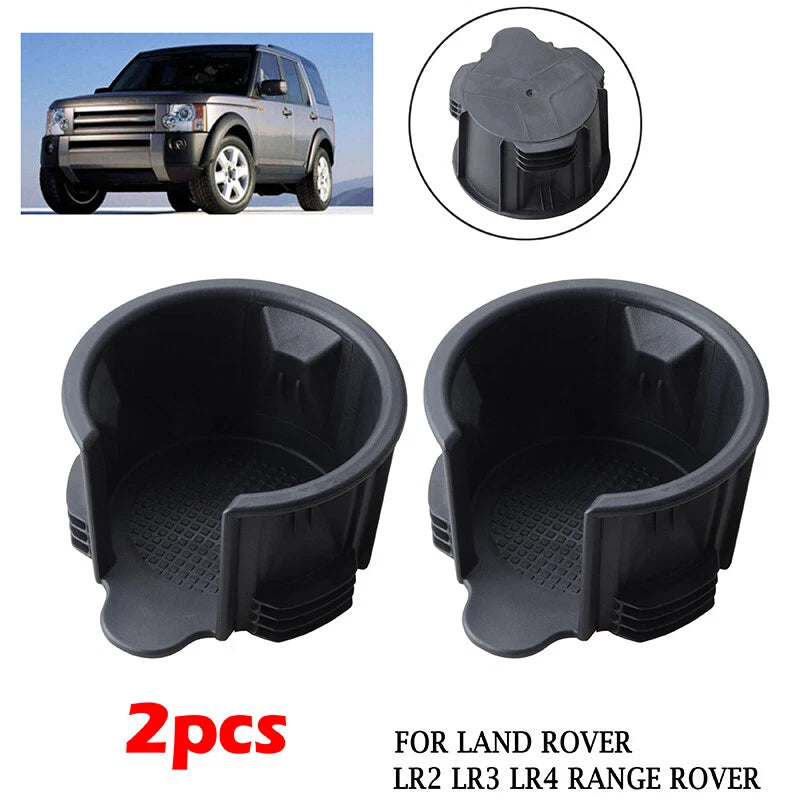 Cup Holder Insert Set for Land Rover Range Rover Sport LR3 LR2 LR4 (2005-2023)