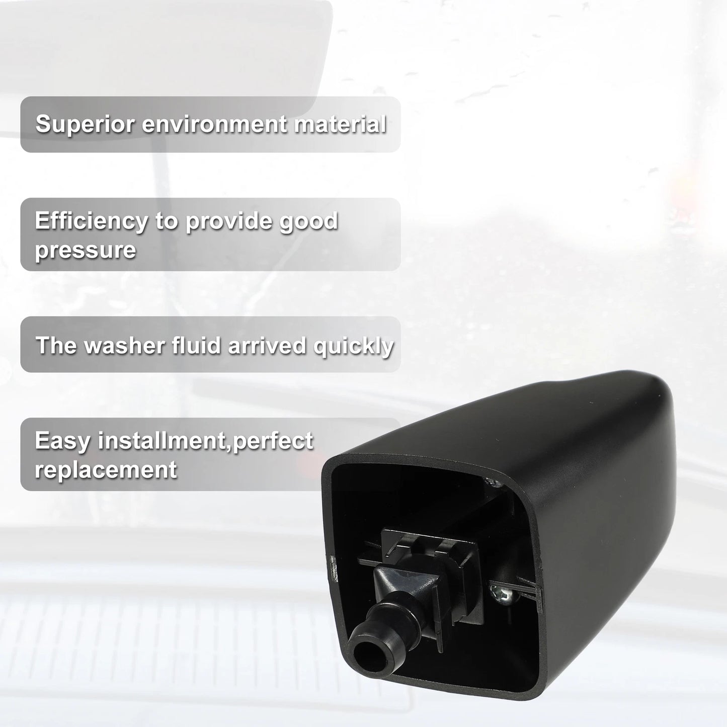 Car Front Left Right Headlight Washer Nozzles for Toyota Land Cruiser