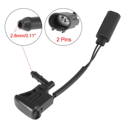 2 x Windshield Washer Nozzles Spray Jet for BMW 3 Series E46 (1998–2006)