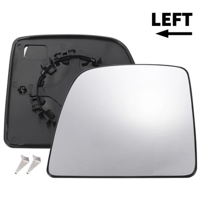 Left Side White Convex Mirror Glass for Ford Transit (2014-2018)