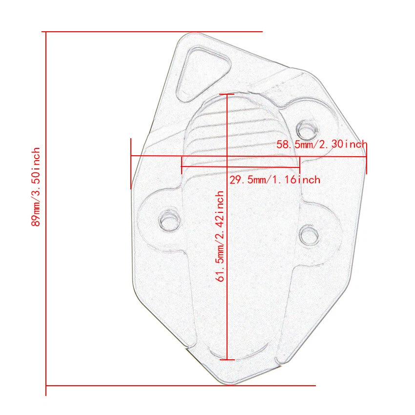 Enlarge Side Stand Plate Kickstand for Yamaha TMAX530 (2012-2023)