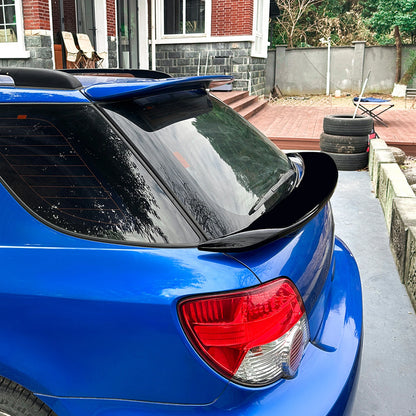 1x Gloss Black Rear Spoiler Lip for Subaru Impreza WRX (2001-2007)