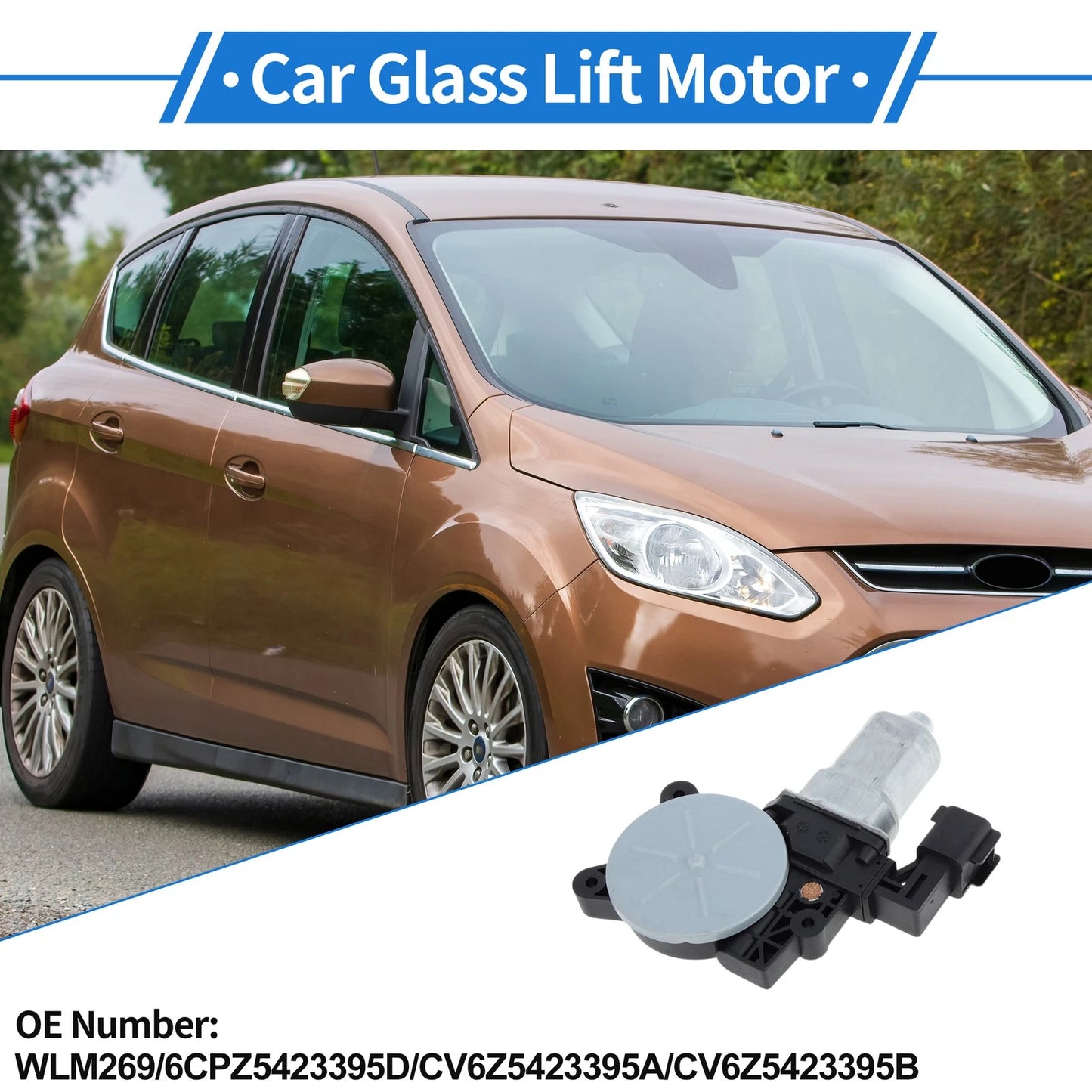 Power Window Regulator Lift Motor for Ford C-Max 2013-2018 (2013-2018)