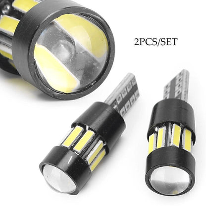 T10 7020 10 SMD LED Brake Light for Auto Truck - Pure White (2010-2023) 2 x