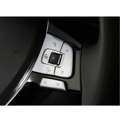 Car Steering Wheel Remote Control Buttons Cover Trim Fit For VW Passat B8