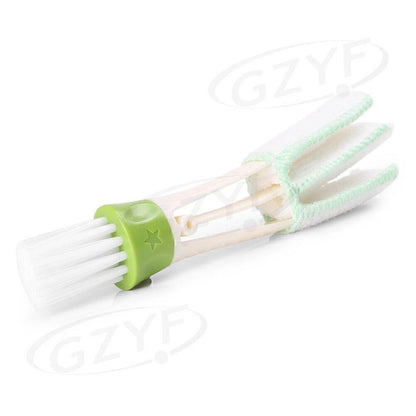 Air Conditioner Outlet Double Head Cleaning Brush for Indoor Use