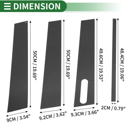 7 Pcs Door Pillar Window Trim for Ford Explorer Sport (2011-2019)