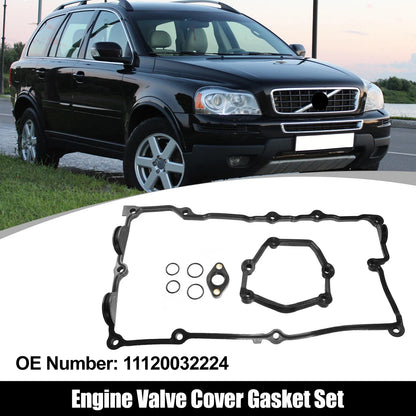 Engine Valve Cover Gasket Set for BMW 1.8L 2.0L 120i 316i 318i 320i (2004-2013)