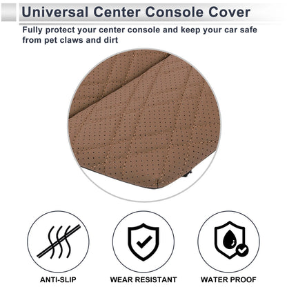 Car Center Console Cover for BMW 5 Series G30 2018-2023 Brown 1 Set