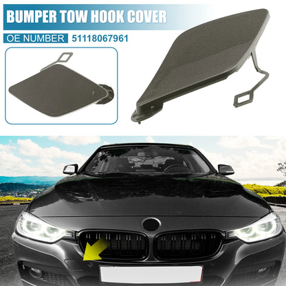 Front Bumper Tow Hook Cover for BMW 320i (2013-2018) - 2 x Covers