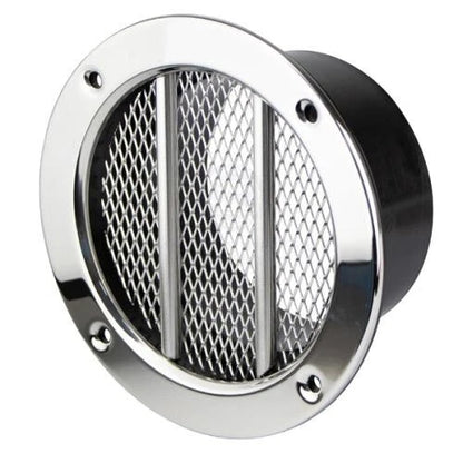 Vent Recessed 316G SS Round Grate 160mm for Boat/Caravan/Camper
