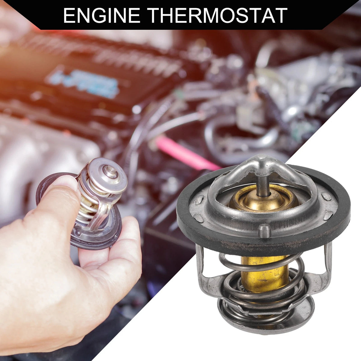 Engine Coolant Thermostat for Toyota Camry 2.0L (1987-1991) - 1 x Pcs