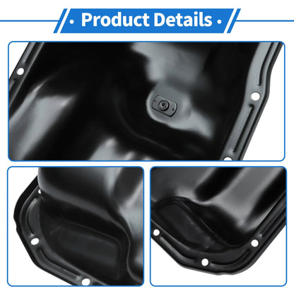 Engine Oil Pan for Toyota Tundra (2000-2004) - Steel Black
