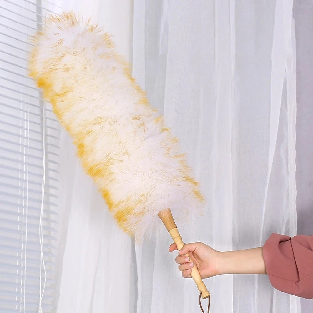 Wool Duster Lambswool for Car & Household Cleaning Tool