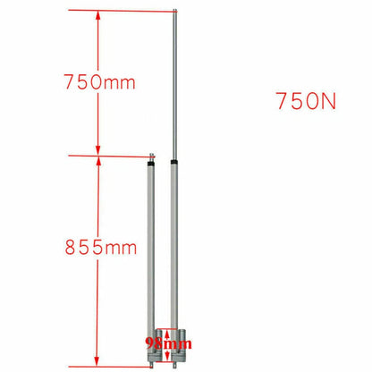 12V/24V Linear Actuator Motor 750N Stroke 50mm 100mm 400mm 500mm for Engineering