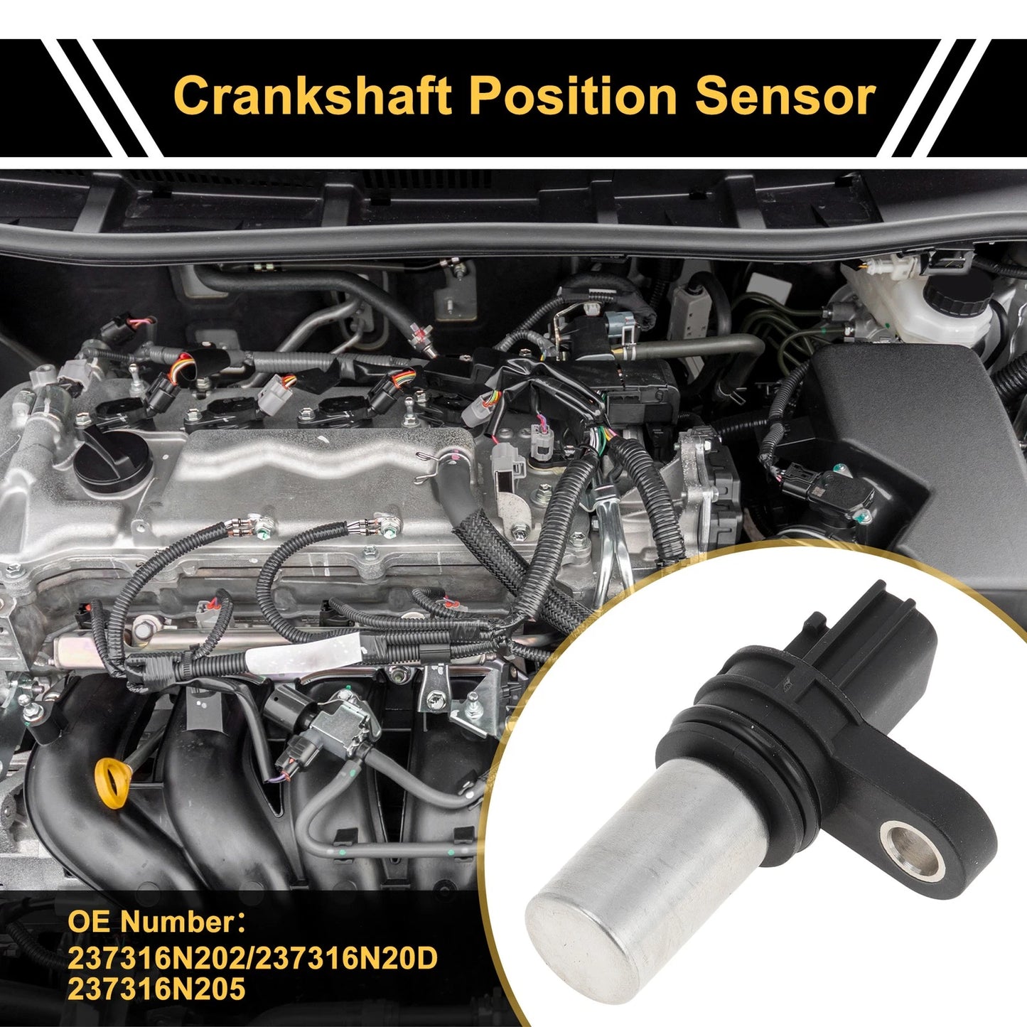 Crankshaft Position Sensor for Nissan X-Trail 2.0 (2001-2013)