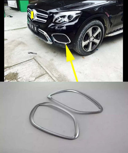 Front Fog Light Lamp Cover Trim for Mercedes-Benz GLC Class X205 (2015-2019)
