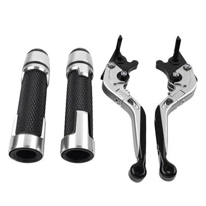 Silver Extendable Brake Clutch Levers Grip Set for Suzuki GSXR1000 (2001-2023)