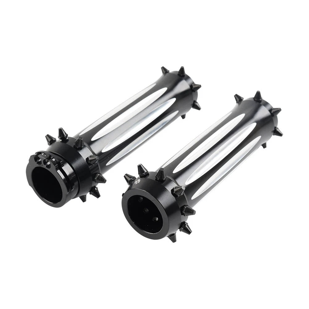 1'' Spikes Motorcycle Front Hand Grips for Harley Touring Dyna Softail