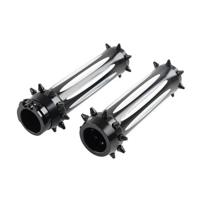 1'' Spikes Motorcycle Front Hand Grips for Harley Touring Dyna Softail