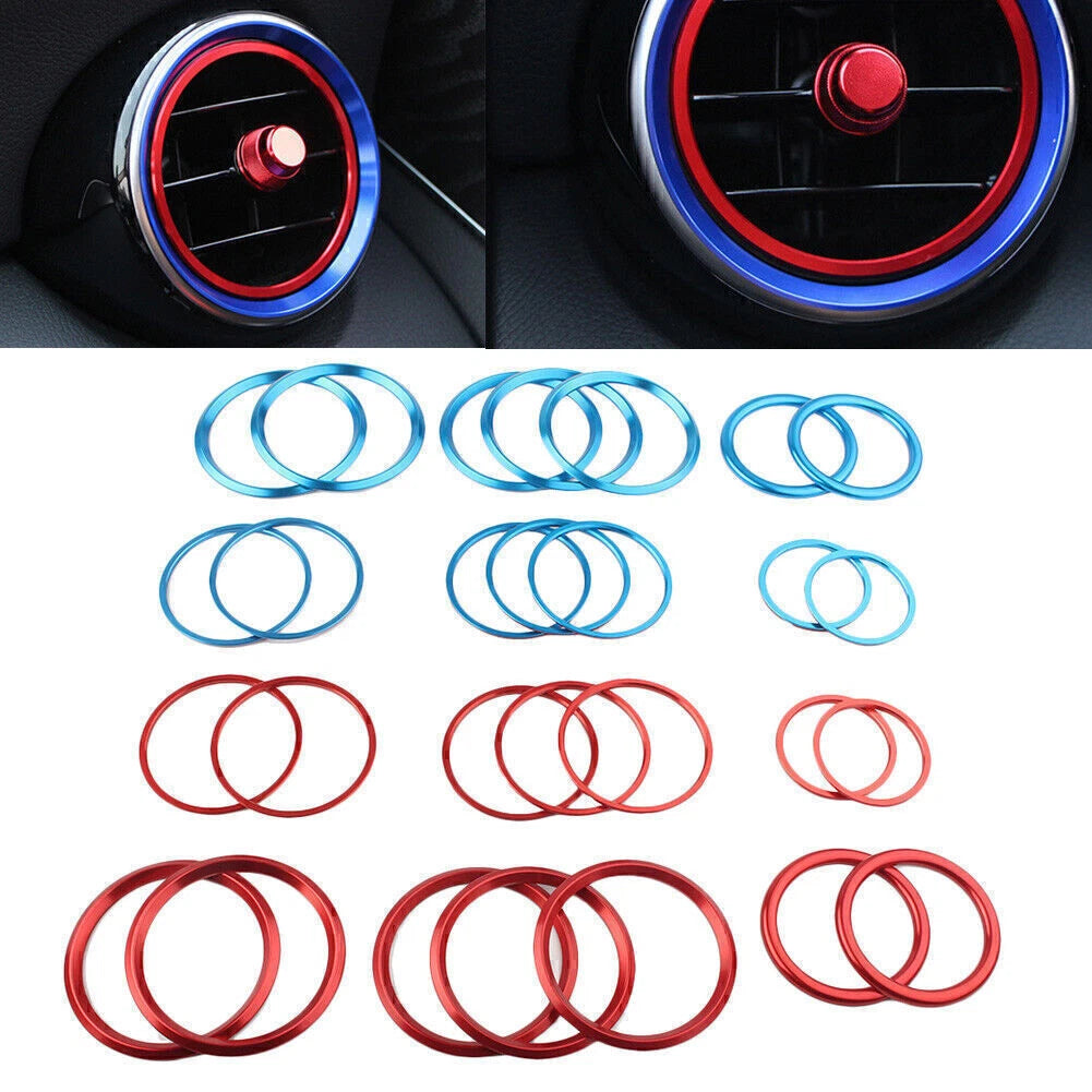 Air Vent Outlet Ring Trim for Mercedes Benz GLC C200L 180L GLC260 (2015-2023)