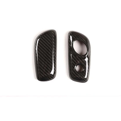 Carbon Fiber Gear Shifter Grap Handle Knob Cover Trim for 2009-2014 Ford F-150
