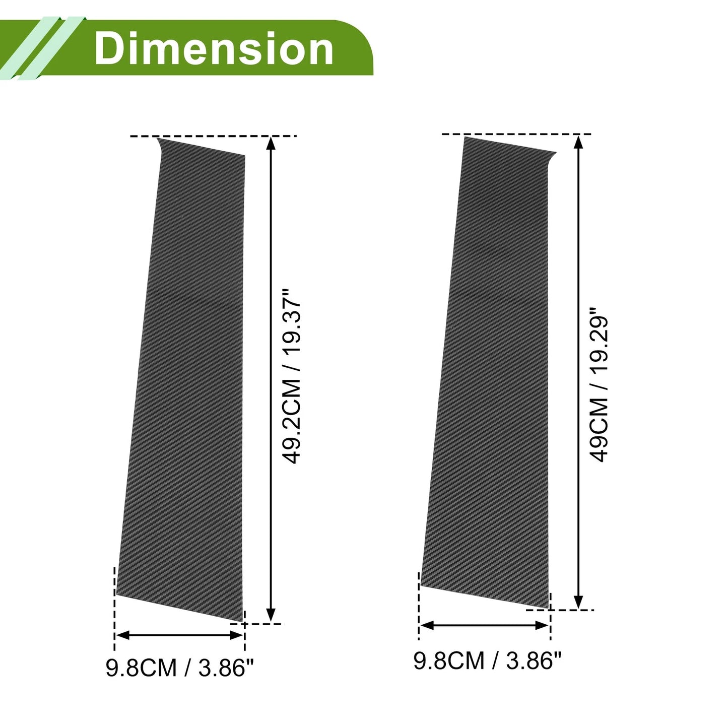 Door Pillar Window Trim for Chevy Silverado (14-19)