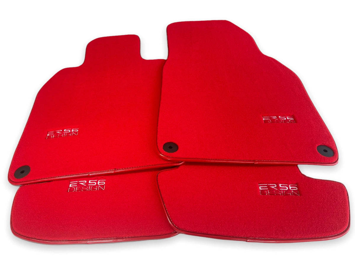 Premium Red Carpet Floor Mats for Porsche 911 Gen. 2 (2017-2019)