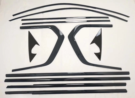 12 x Steel Window Molding Side Cover Trim for BMW X7 (2019-2023)