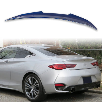 ABS Boot Spoiler for Infiniti Q60 V37 (2017-2022) Blue Pearl