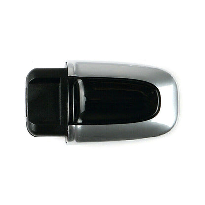 Silver ABS One Button Start Key Cover Case for Macan (2015-2023)