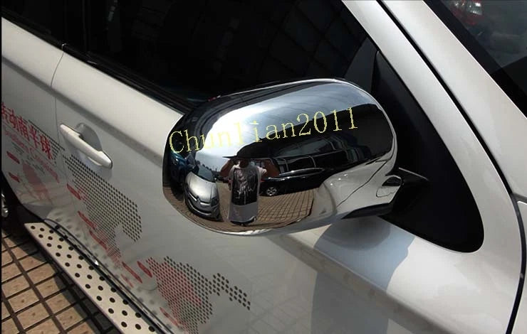 Chrome Side Mirror Cover Trim for Mitsubishi Outlander 2013-2020 (2 x)