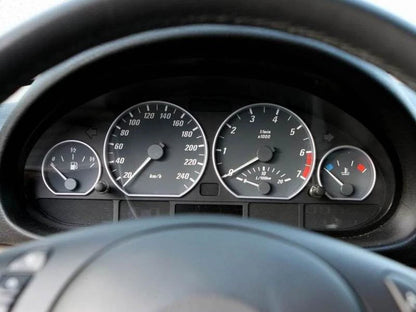 Dashboard Gauge Rings Silver for BMW 3 Series E46 M3 ZHP (1998-2005)