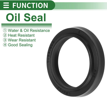Oil Seal 26x34x4.5mm NBR Black 5 Pcs Seal Ring Rotary Shaft Seal
