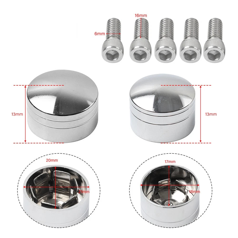 61X Engine Topper Bolt Cap for Harley Twin Cam Softail Fat Boy (2007-2017)