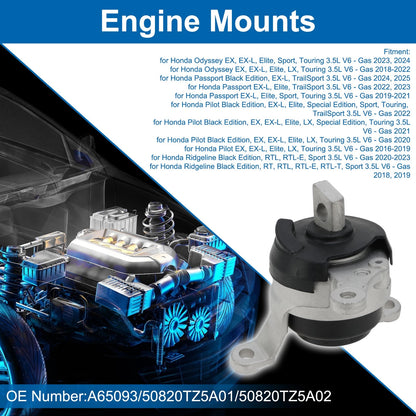 Engine Motor Mount for Honda Odyssey EX 3.5L V6 (2023-2024)