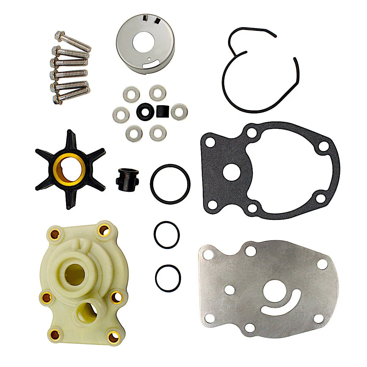 Water Pump Impeller Repair Kit for Johnson Evinrude OMC Outboard (18-3382)
