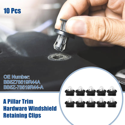 10 x Pillar Trim Windshield Clips for Ford Explorer (2011-2019)