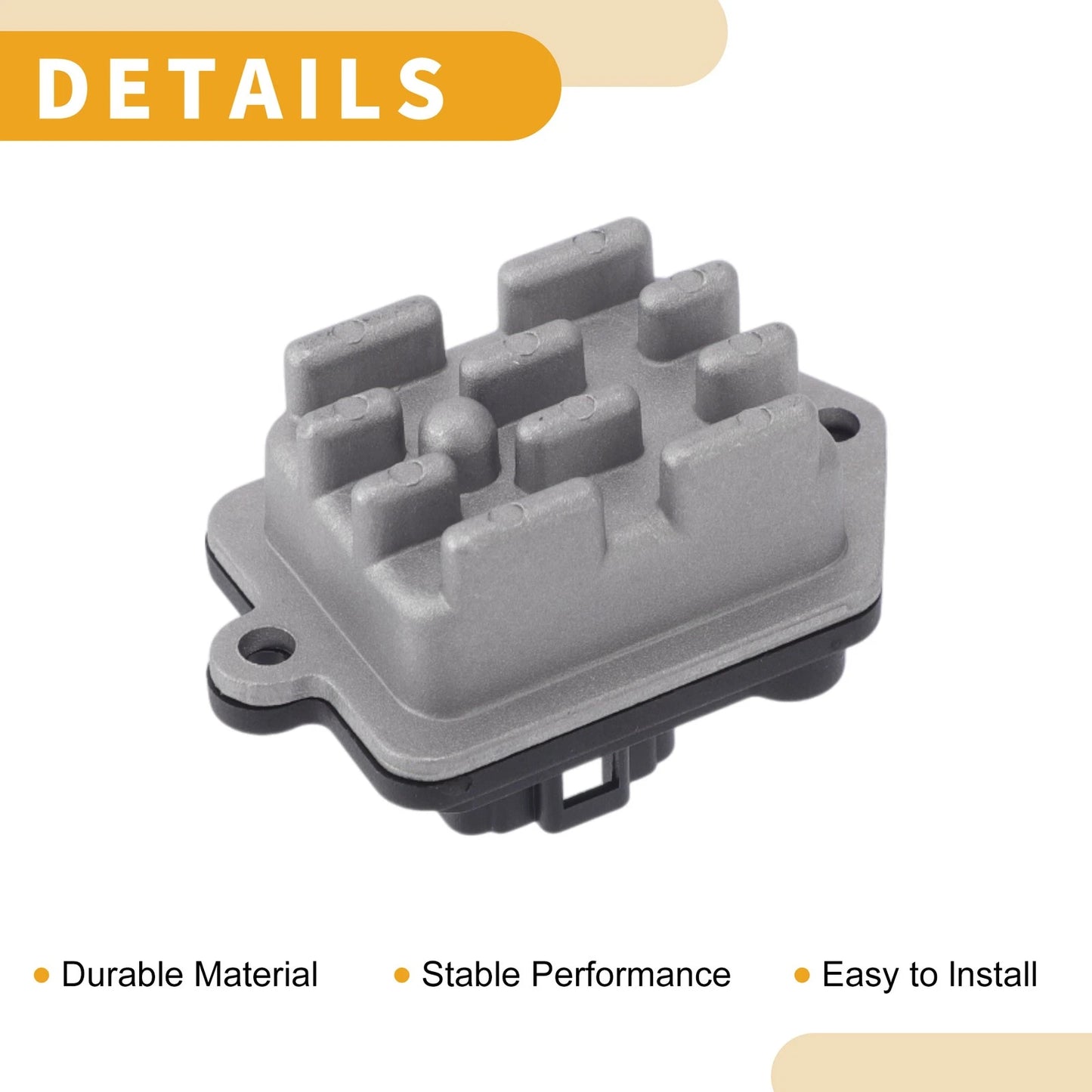 Blower Motor Resistor for HVAC (SW11445C) - Plastic/Metal (1 Pc)